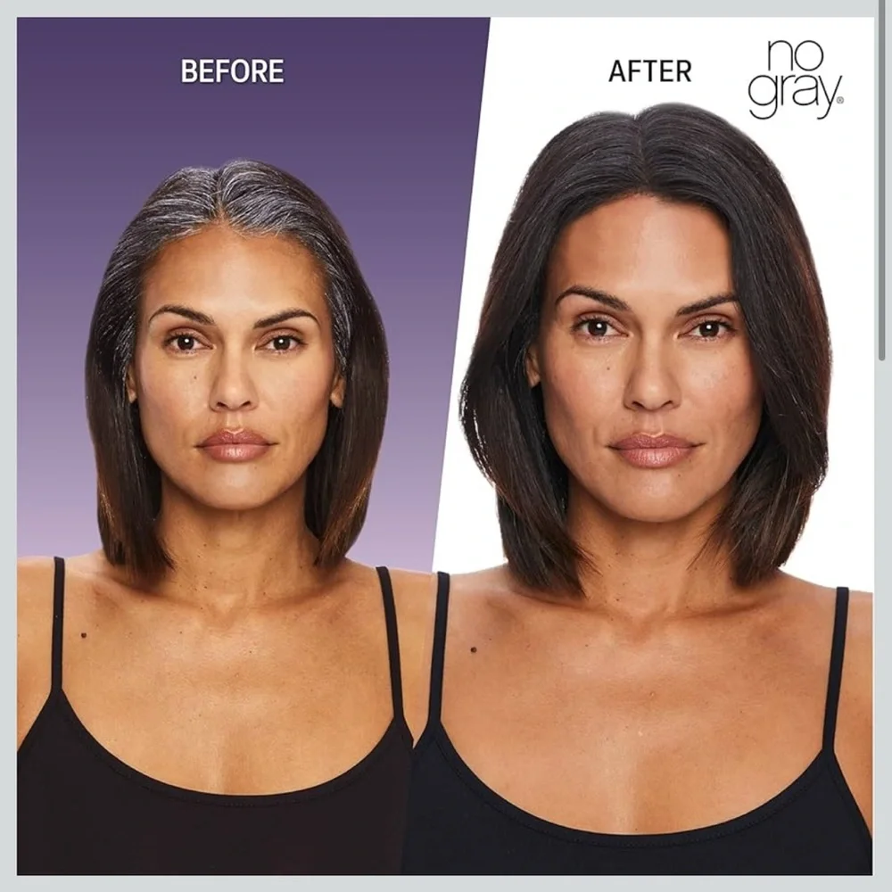 No Gray Black Quick 4-in-1 Root Touch Up Powder